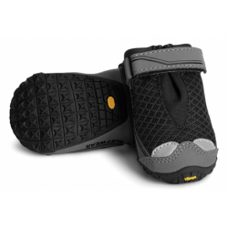 Outdoorová obuv pre psy Ruffwear Grip Trex Dog Boots - Obsidian Black - XXXXS