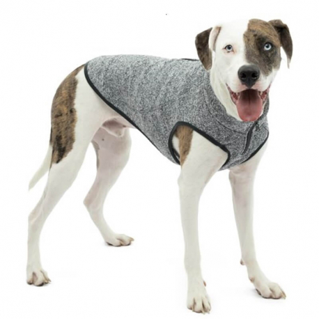 Sveter pre psy Kurgo Dog Core Sweater-Heather-Black-L