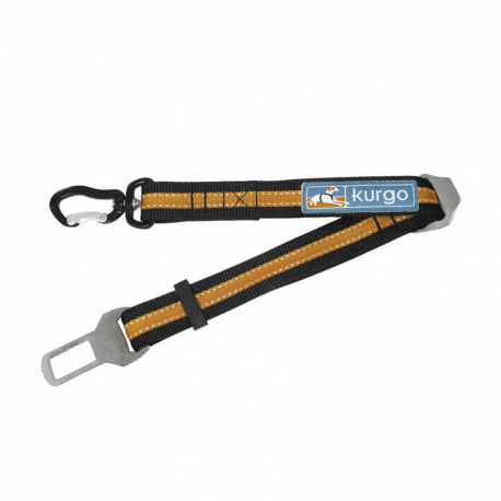 Bezpečnostný autopás pre psa s upínacím mechanizmom Kurgo Direct to Seat Belt  Swivel Tether-orange