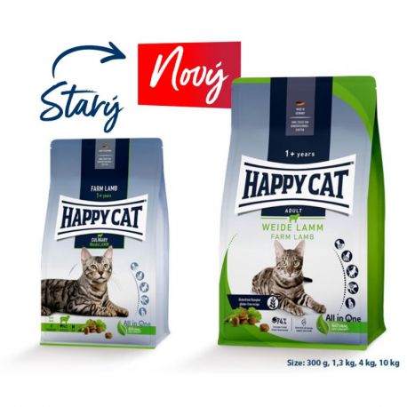 Happy Cat Culinary Weide-Lamm / Jehněčí 4 kg