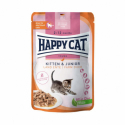Happy Cat Kapsička Kitten & Junior Land-Ente 85g