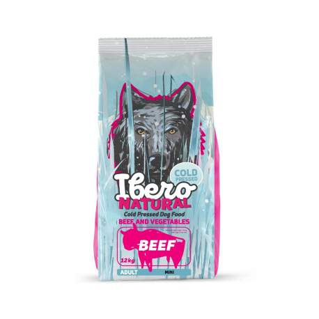 Ibero Cold Press Dog Adult Small Beef - 12kg