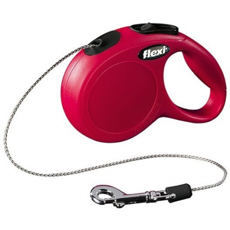 Flexi Classic M lanko 5m červená
