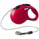 Flexi Classic M lanko 5m červená