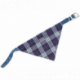 Obojok so šatkou Scarf 42cm modrá