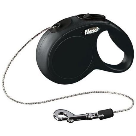 Flexi Classic M lanko 5m čierna