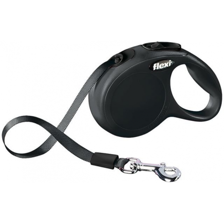 Flexi Classic M páska 5m čierna