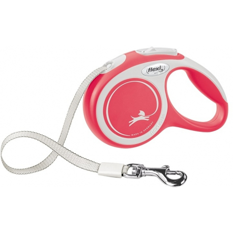 Flexi Comfort XS páska páska 3 m červená
