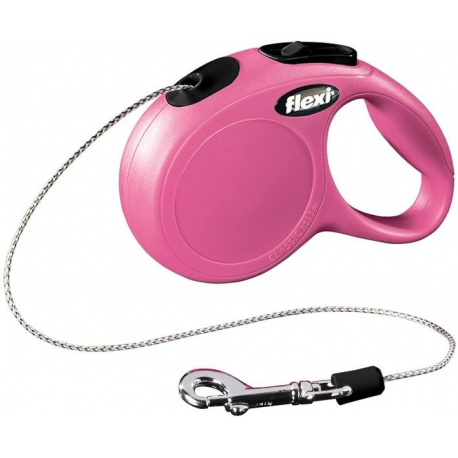 Flexi Classic M lanko 5m ružová