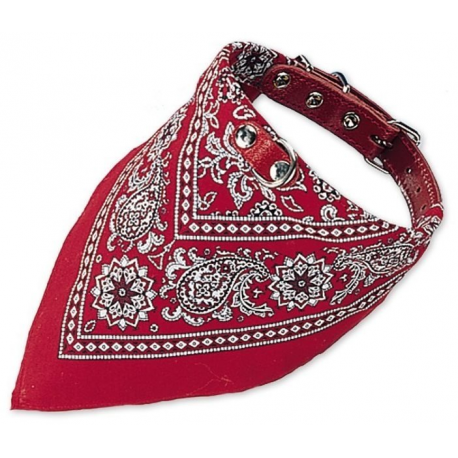 Obojok so šatkou (L) 65 cm červený