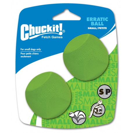 Chuckit Erratic Ball S 2ks