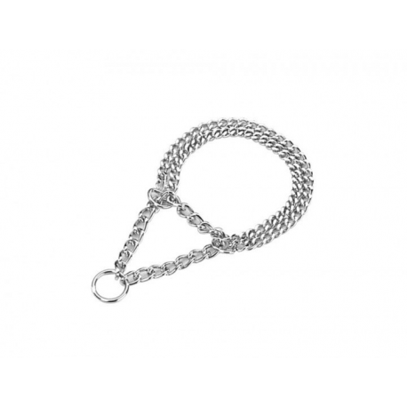 Retiazkový obojok dve rady M-L 60cm