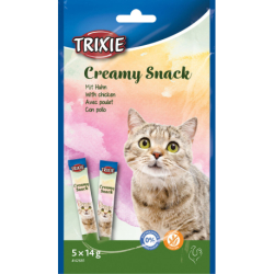 Creamy, krémová pochoutka pro kočky s kuřecím masem, 5 x 14 g