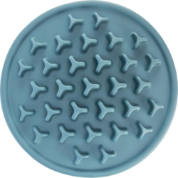 Protihltací talíř Slow feeding PILLARS, k pomalému krmení, TPE, o 35 cm, modrá