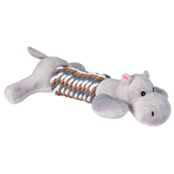 Plyšové aportovací zvířátko pes/hroch 32 cm