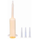 Mateřská krmící sada pro mláďata 10ml/3 silikonové dudlíky