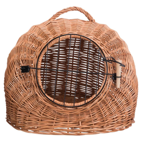 Proutěná bouda s kovovými dvířky 50cm