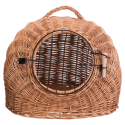 Proutěná bouda s kovovými dvířky 50cm