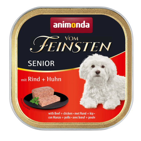 ANIMONDA paštika SENIOR - hovězí, kuře pro psy 150g