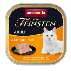 ANIMONDA paštika ADULT - drůbež, telecí pro kočky 100g