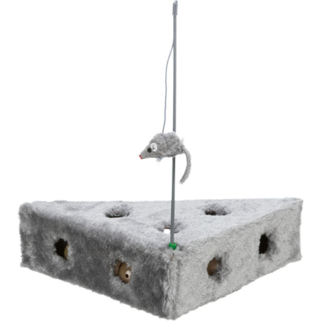 Hračka sýr Ementál s myškou 36x8x26/26cm