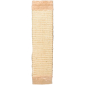 Škrábadlo nástěnné s plyšovým zakončením, 15 x 62 cm, sisal/plyš, béžová