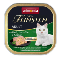 V.Feinsten CORE hovězí, losos filet + špenát pro kočky 100g