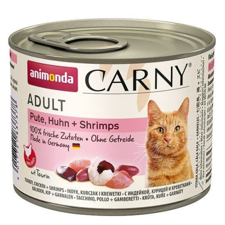 ANIMONDA konzerva CARNY Adult - krůta, kuře+ráčci 200g