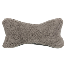 Polštář pod hlavu BENDSON ergonomický, 40 x 22 cm, světle šedá/tmavě šedá