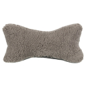 Polštář pod hlavu BENDSON ergonomický, 40 x 22 cm, světle šedá/tmavě šedá