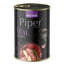 NEW PIPER JUNIOR s telecím a jablky, konzerva pro štěňata 400 g