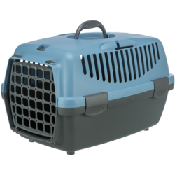 Transportní box CAPRI I, XS: 32x31x48cm (max. 6kg), tmavě šedá/modrá