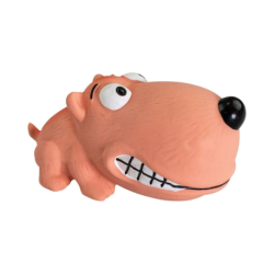 Mini pejsek BigHead 9 cm, se zvukem, latex,  HipHop Dog