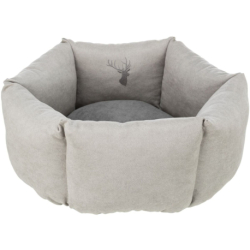 Pelech LENI kulatý s vysokým okrajem, o 55 cm, písková/šedá