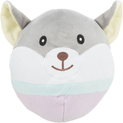 JUNIOR Bear, plyšová medvědí hlava pro štěňata, 20 cm