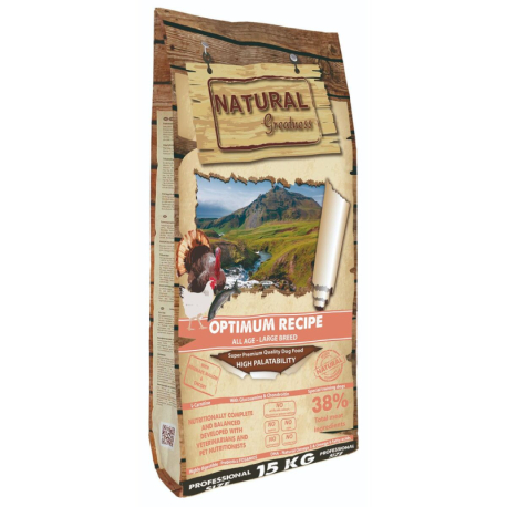 Natural Greatness Optimum Recipe Large Breed/krůta,kuře/15 kg