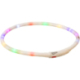 Flash USB svítící silikonový obojek, XS-XL: 70 cm / 10 mm, multicolor