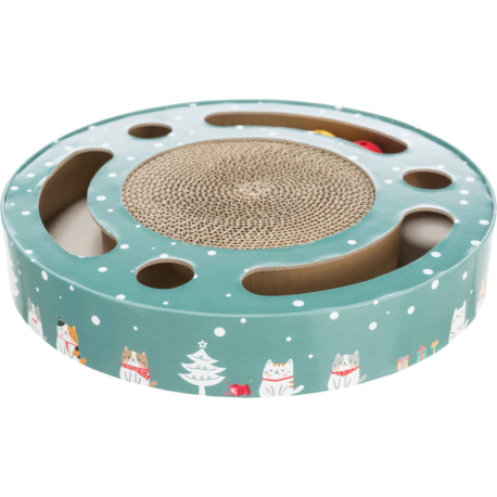 Xmas drum - vánoční škrabací buben s hračkou, o 33 × 5,5 cm