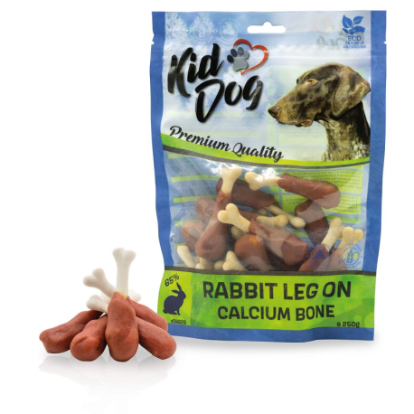 KIDDOG králičí maso na kalciové kostičce 250 g