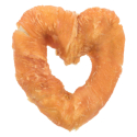 DentaFun Heart, buvolí srdce s kuřecím masem [200 ks],  6 cm/20 g
