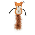 Veverka s peříčkovým ocasem, catnip,  12cm/24 cm, plyš
