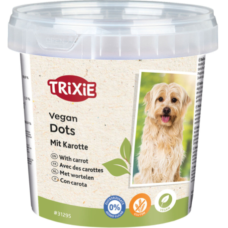 Vegan Dots, měkké mini válečky s mrkví, 200 g