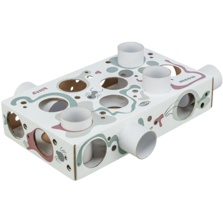 Cat Activity Paws´n´Treats Box - interaktivní hra pro kočky, 35 x 7 x 2 cm, karton