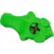 DOG ACTIVITY krokodýl na pamlsky, 18 cm, přírodní guma, zelená