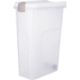 Barel, vzduchotěsný zásobník 40 l/27 × 61 × 45 cm, transparentní/bílá