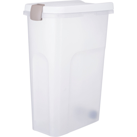 Barel, vzduchotěsný zásobník 40 l/27 × 61 × 45 cm, transparentní/bílá