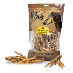 KIDDOG 100% Natural Snack, kuřecí pařáty extra velké - XXL, 30 ks / bal
