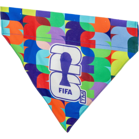 FIFA 2026 oboustranný šátek na obojek, L: 29 cm - LIMITOVANÁ NABÍDKA