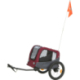 Vozík za kolo, S: 56 × 64 × 61/125 cm, do 15 kg, šedá/červená