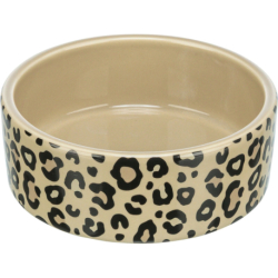 Miska LEO, keramická, 1 l/ø 18 cm, leopardí vzor